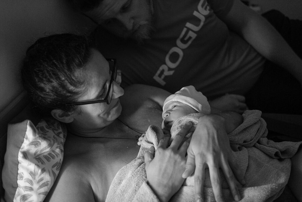 Reportage d'accouchement à domicile