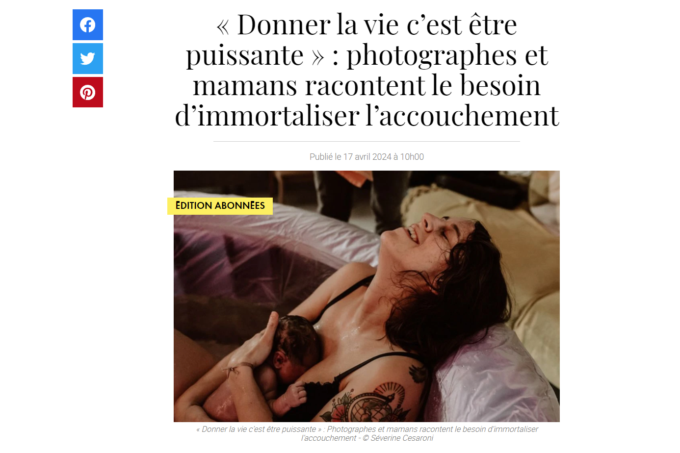 ELLE Magazine Collectif Carmin